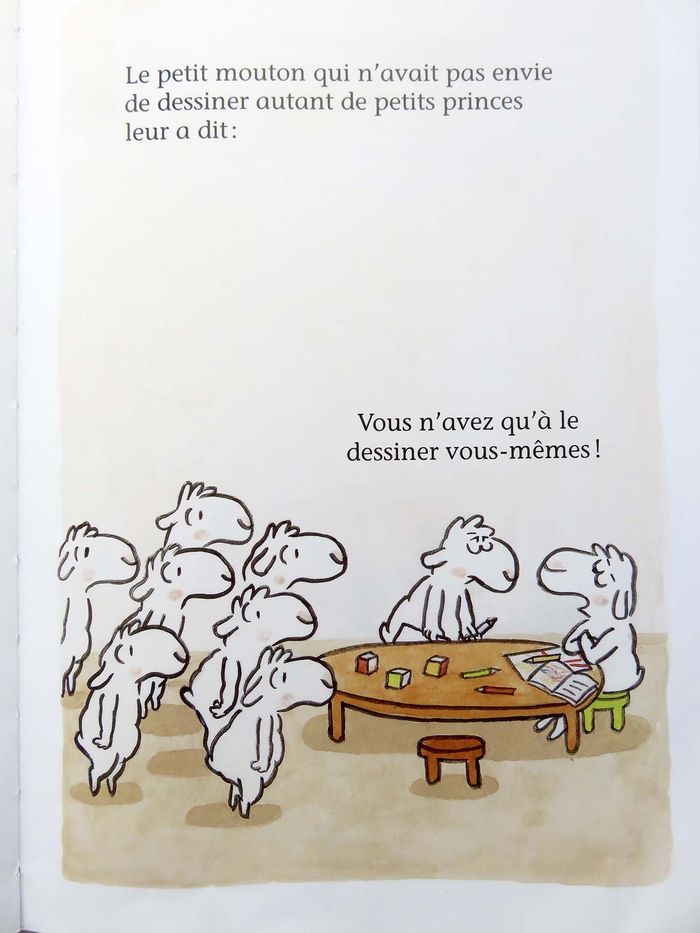 Album 4 à 8 ans : Dessine-moi un petit prince. (L'école des loisirs - Michel Van Zeveren) - photo numéro 6