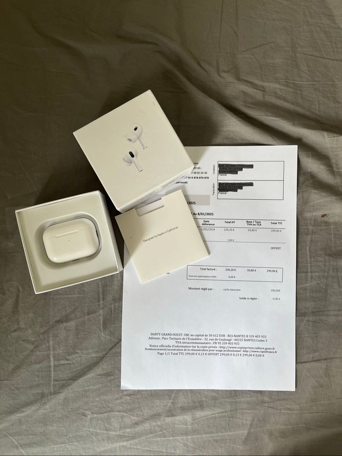 AirPods Pro 2 neuf avec facture - photo numéro 3