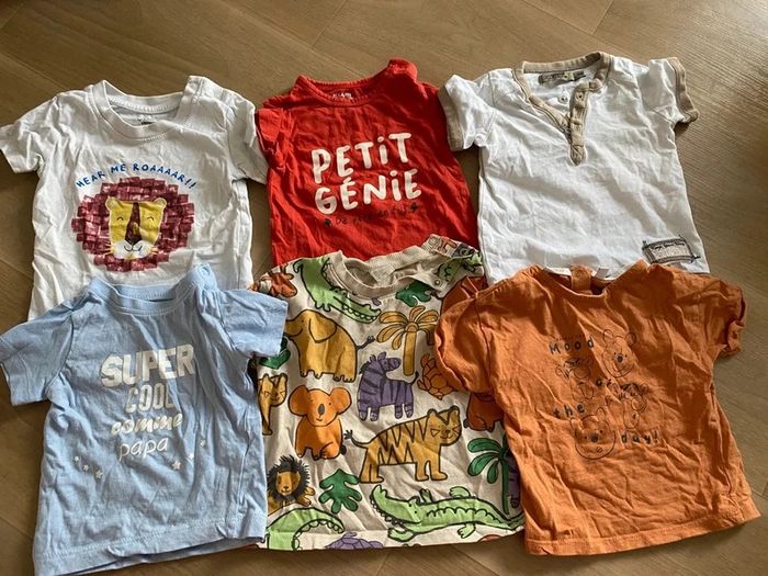 Lot de 6 t-shirt