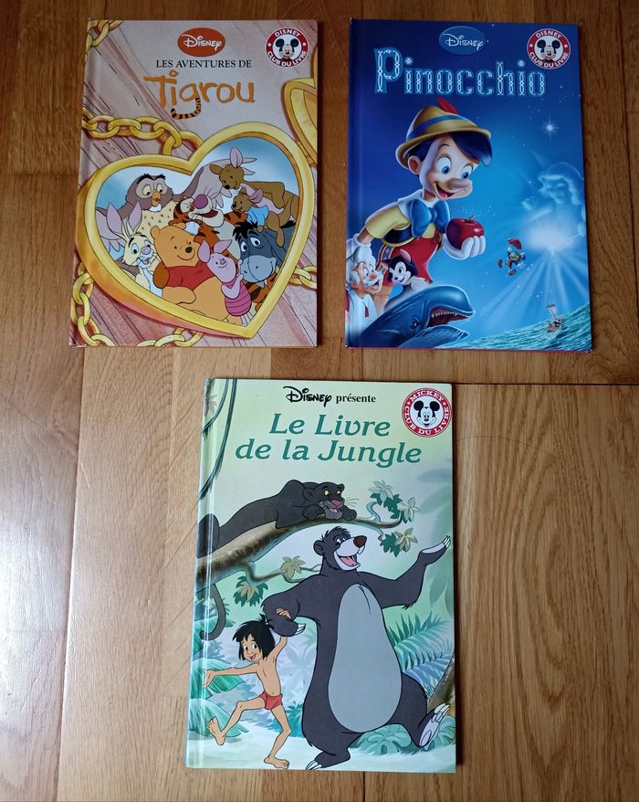 Lot trois livres Disney - Pinocchio et Tigrou - photo numéro 2