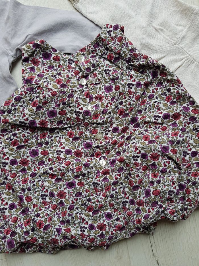 Robe boule hiver fille sergent major 3mois liberty - photo numéro 2