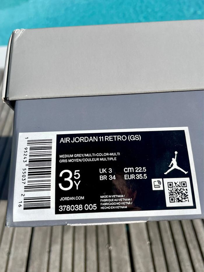 Jordan 11 cool grey anthracite - photo numéro 14