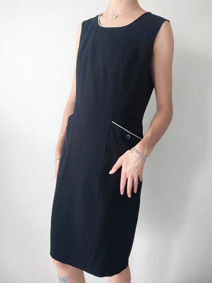 Robe droite poche style année 50 60 vintage / Daxon - 42/XL - photo numéro 2