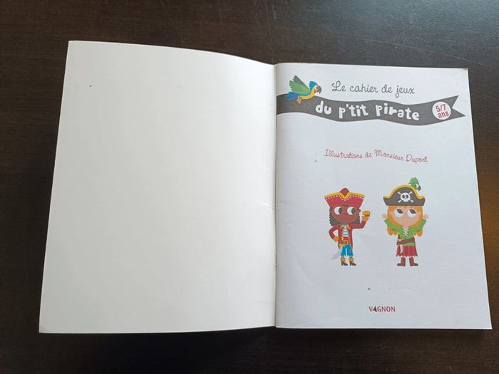 Cahier d'activités LE CAHIER DE JEUX DU P'TIT PIRATE - photo numéro 2