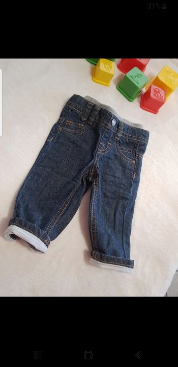 Jean bébé taille 3 mois
