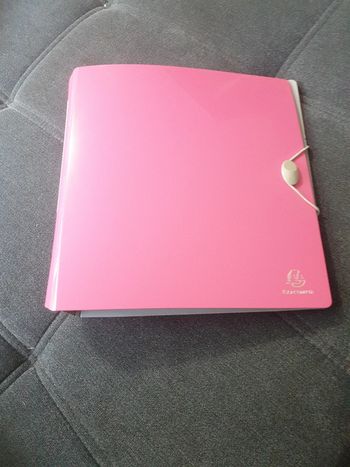 Neuf classeur dossier rose marque exacompta
