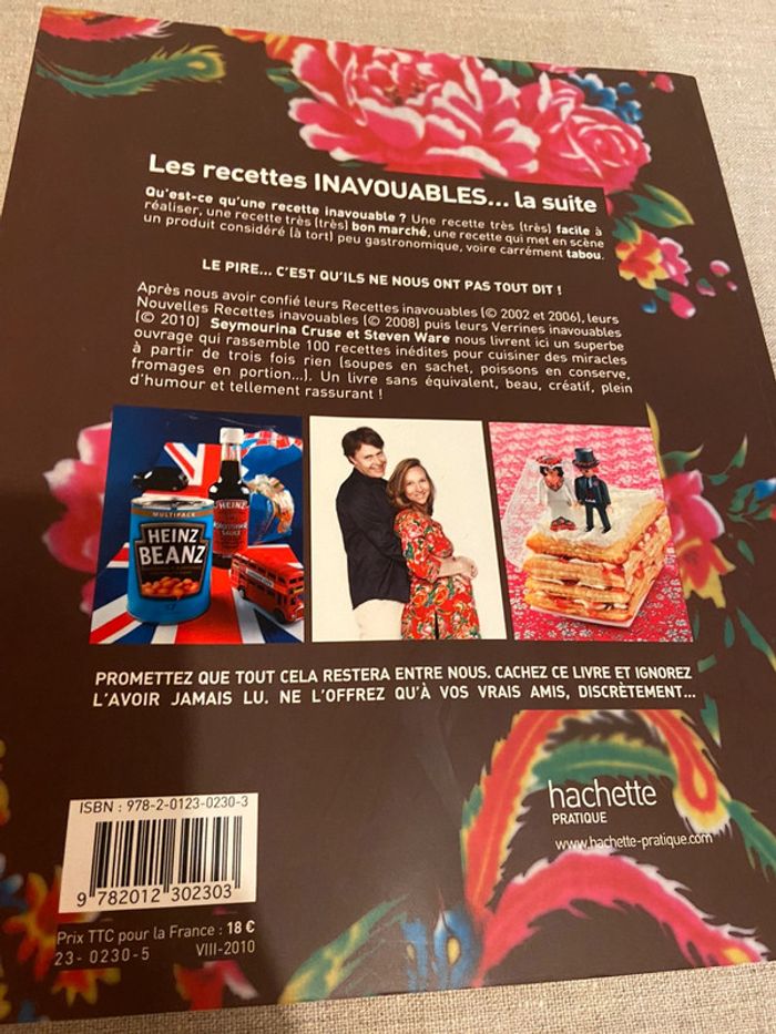 Lot de trois livres de recettes « les recettes inavouables » - photo numéro 7