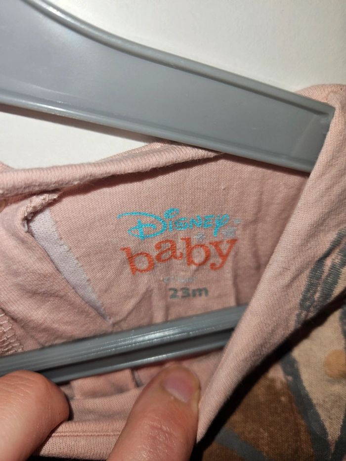 🌸 Pyjama vieux rose Bambi – Disney Baby - photo numéro 4
