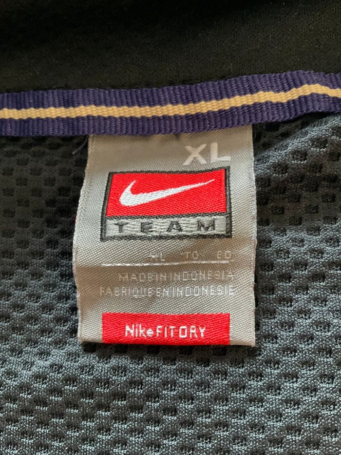 Sweat universitaire années 2000 léger 1/4zip pour homme Nike Washington Huskies noir taille XL 157 - photo numéro 12