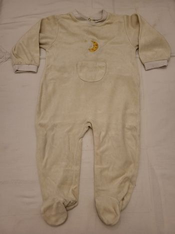 1 pyjama en velours garçon 18 mois 