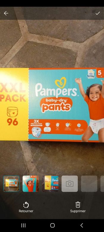 96 couches Pampers pants neuf T5