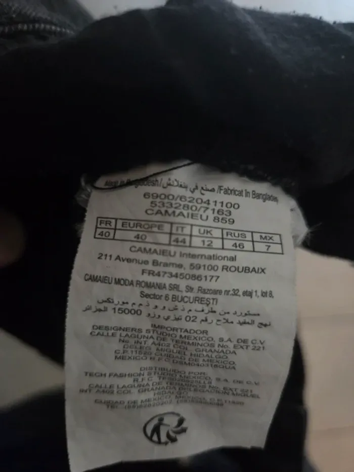 Jean femme slim Taille 40 bon état - photo numéro 3