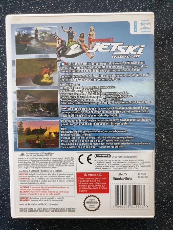 JEU WII - KAWASAKI JET SKI WATERCRAFT - photo numéro 2