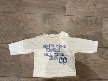 T shirt kiabi 6 mois