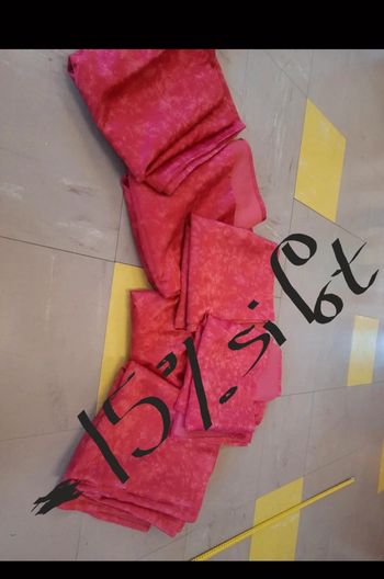 Lot de 6 nappes rouge petite bordeaux rose focé