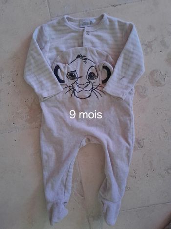 Pyjama roi lion 9m