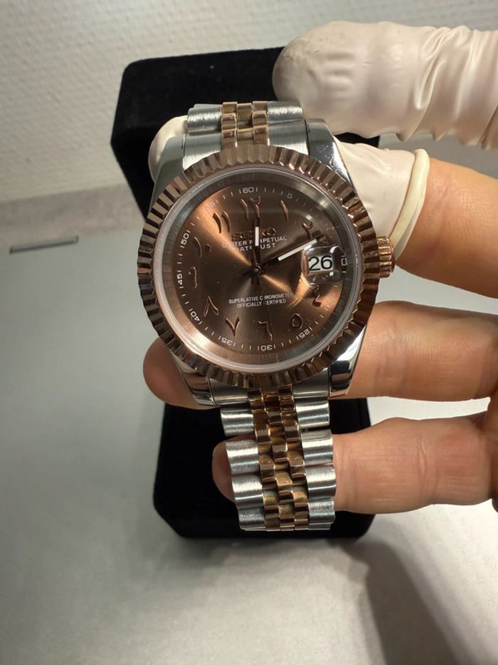 Montre seiko mod sur mesure - photo numéro 3