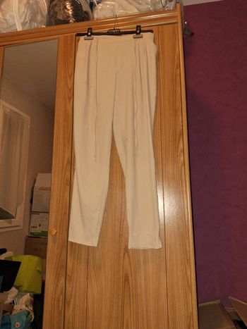 Pantalon beige zara basic