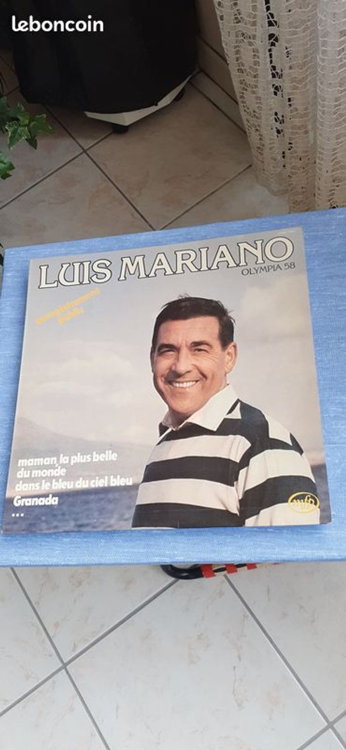 Lot de 2 disques vynil 33 tours  Louis Mariano - photo numéro 3