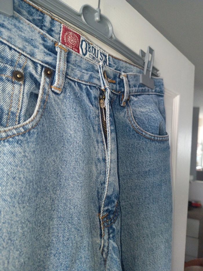 Jeans oboush taille 38 coloris bleu clair idéal pour le travail - photo numéro 4