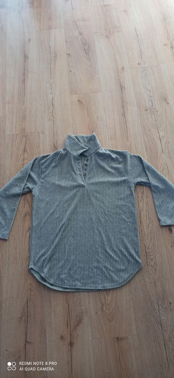 Pull gris t. 38/40