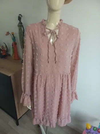 Robe rose T.38