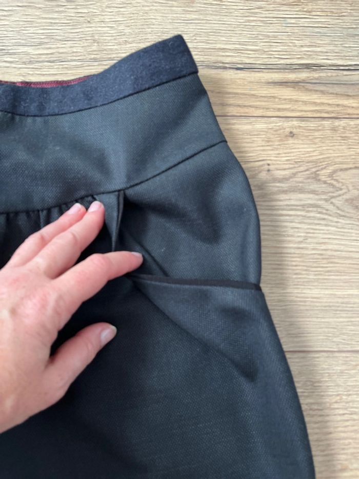 Mini jupe gris foncé - photo numéro 2