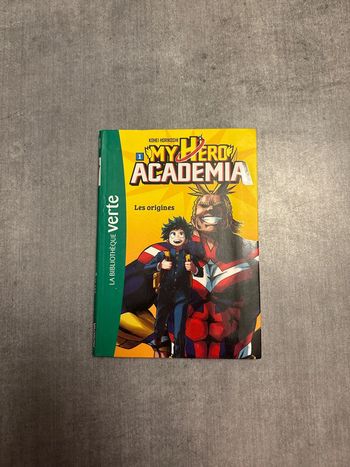 Livre la bibliothèque verte my hero academia les origines