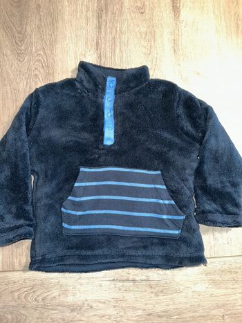 Pull chaud polaire réversible