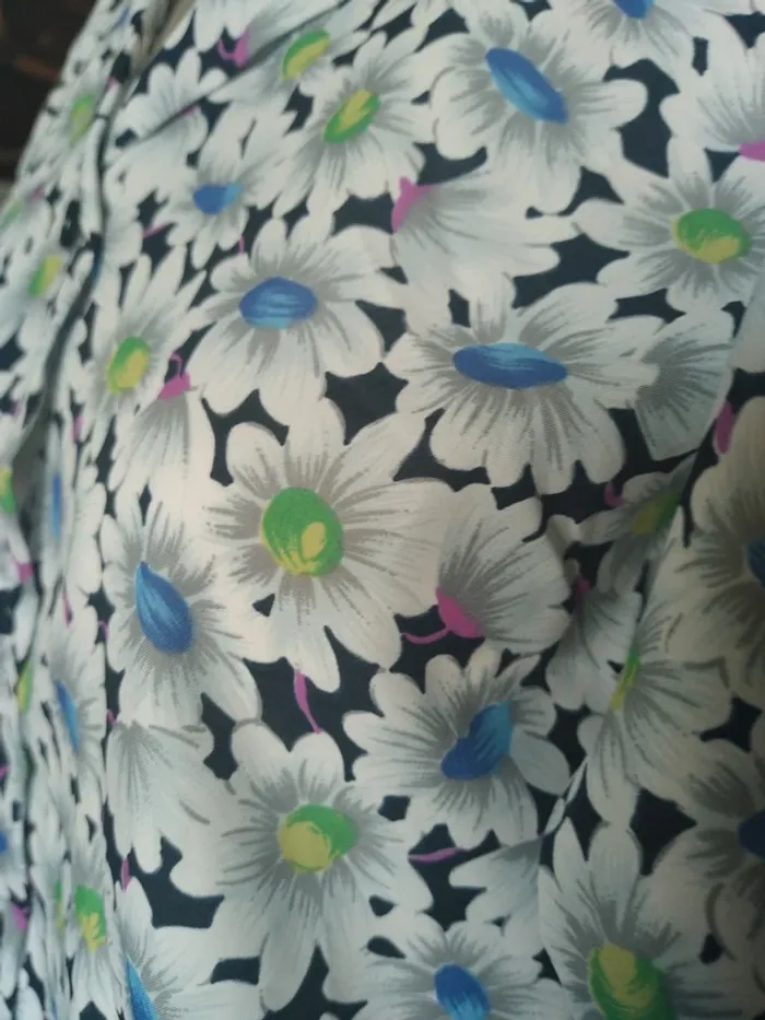 Chemisier chemise top blouse printemps été fleurs flower vintage country cottage core - photo numéro 2