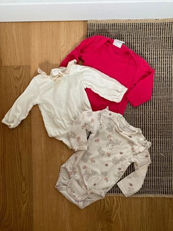 Lot 3 bodies bébé 3 mois