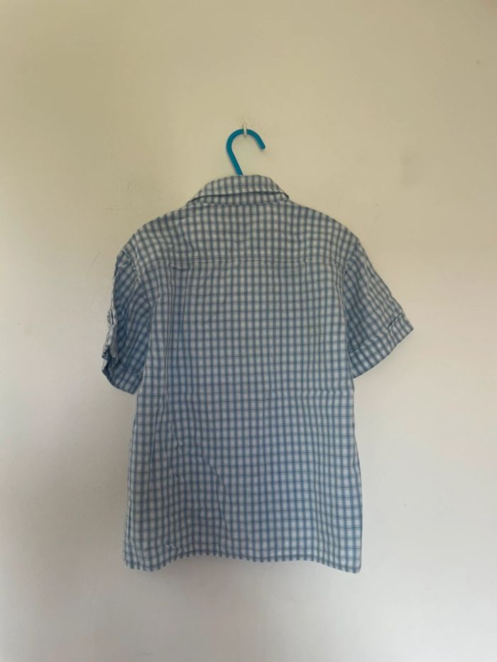 Chemise à carreaux tissaia 6 ans garçon - photo numéro 2