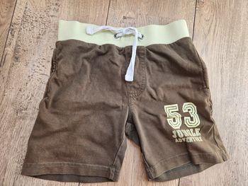 Short kaki et vert menthe Lupilu 3-4 ans