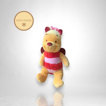 Peluche Winnie orange rouge abeille Disney A869