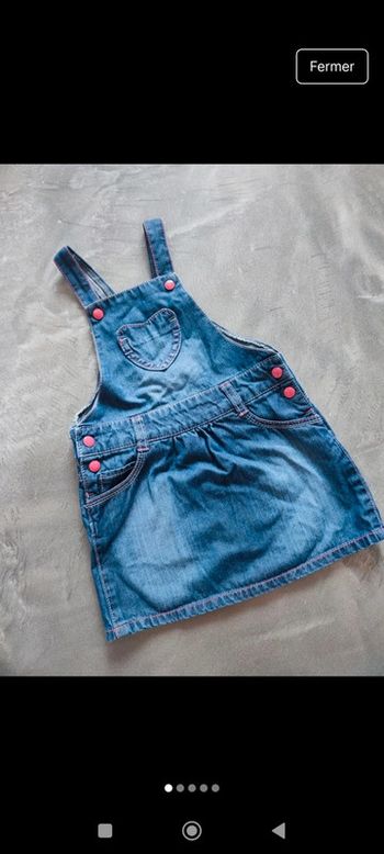 Robe en jeans 92 cm