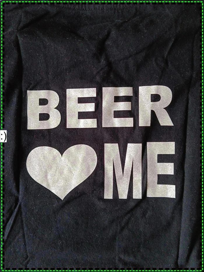 T-shirt humoir alcool I am Moderation / Beer love me Taille M - photo numéro 5