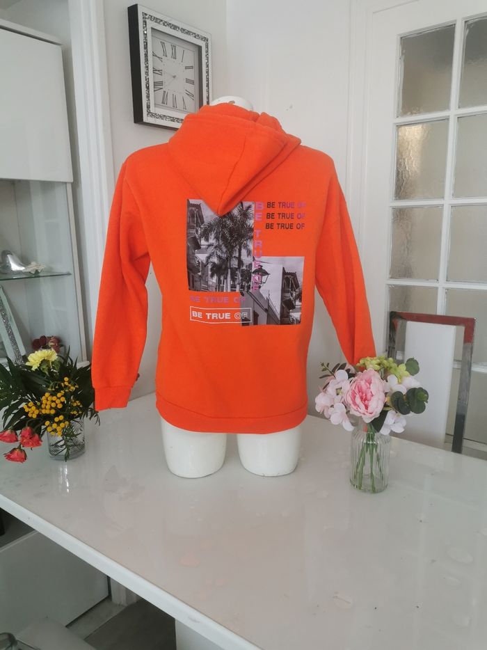 🧡🤍Jolie Sweat A Capuche Shein 🧡🤍 - photo numéro 6