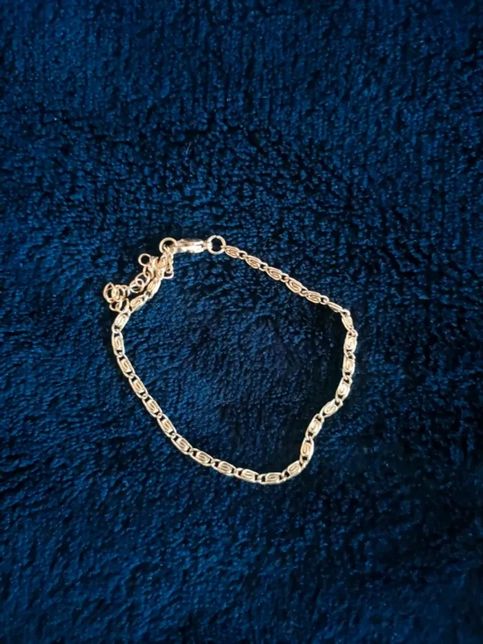 Bracelet doré acier inoxydable