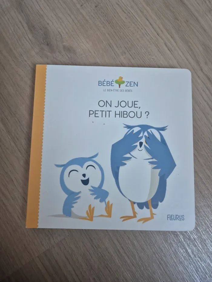 Livre bébé On joue petit hibou
