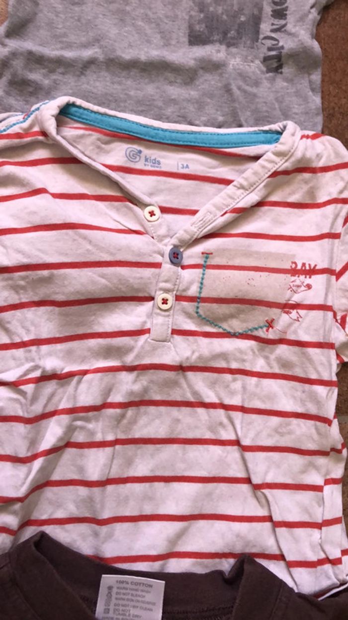 Lot tee-shirts 👕 3A (9 pièces) - photo numéro 4