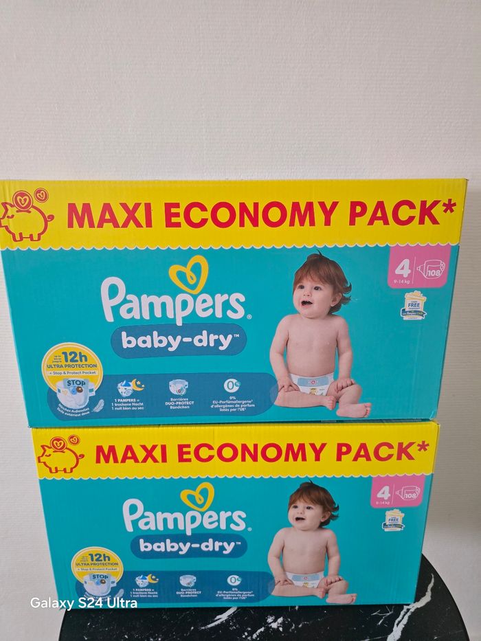 Lot 2 pack Pampers taille 4 - photo numéro 5