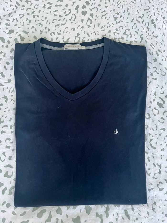 Tee-Shirt Calvin Klein Jeans Bleu marine - photo numéro 4