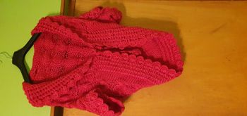 Gilet/liseuse fuchsia