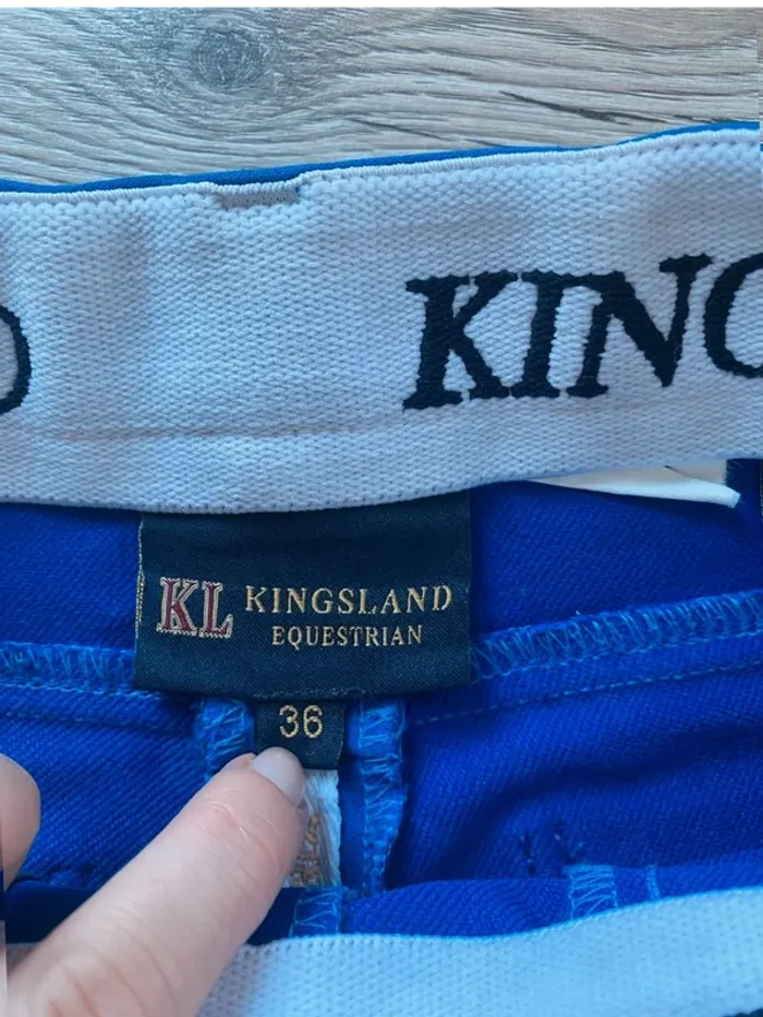Pantalon Kingsland – Taille 36 – Bleu Roi – Très Bon État - photo numéro 7
