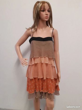 Cop copine robe été plage Mod. melanger T38