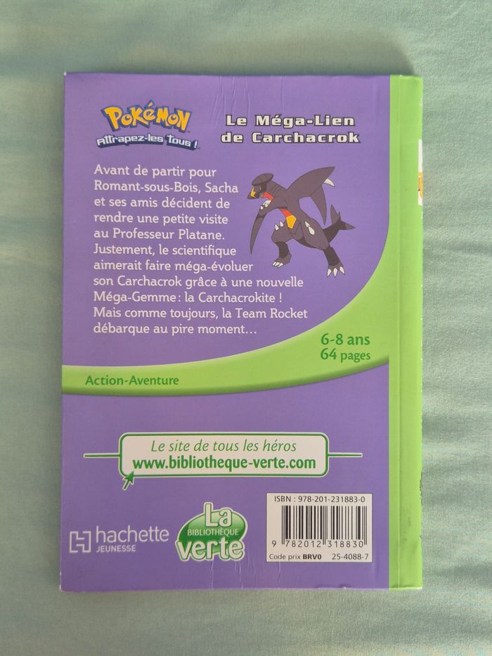 Livre Pokémon XY - Le Méga-Lien de Carchacrok Livre jeunesse Pokémon XY – Le Méga-Lien de Carchacrok - photo numéro 2