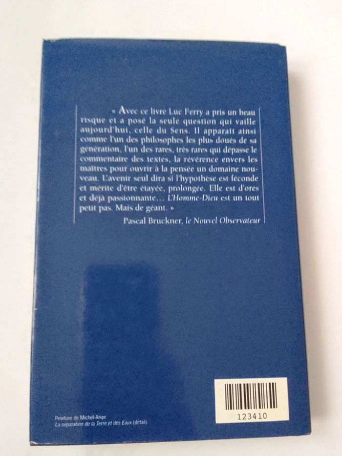 Luc Ferry - L'homme-dieu ou le sens de la vie - photo numéro 2