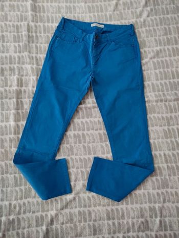 Pantalon jeans slim skinny stretch bleu Teddy Smith taille 40