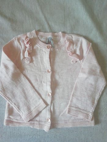 Gilet Maille Fille Neuf 18 mois