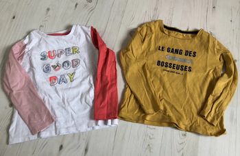 Lot de 2 t shirt manches longues Vert Baudet 3 ans